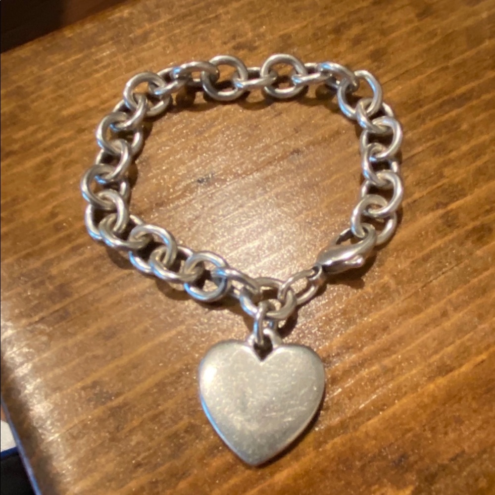 James Avery Classic Cable Charm Bracelet w/Heart